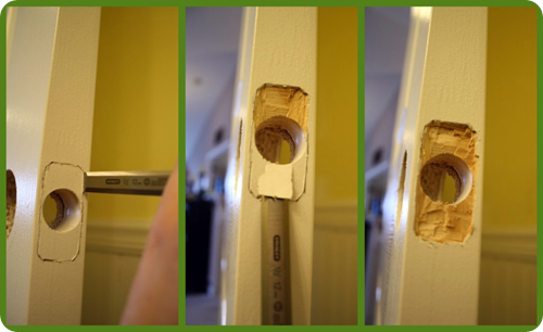 how to mortise a door latch